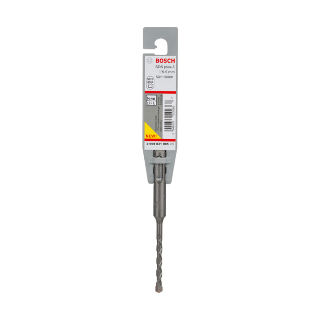 Bosch Foret à percussion plus-3, 5,5x50x110mm