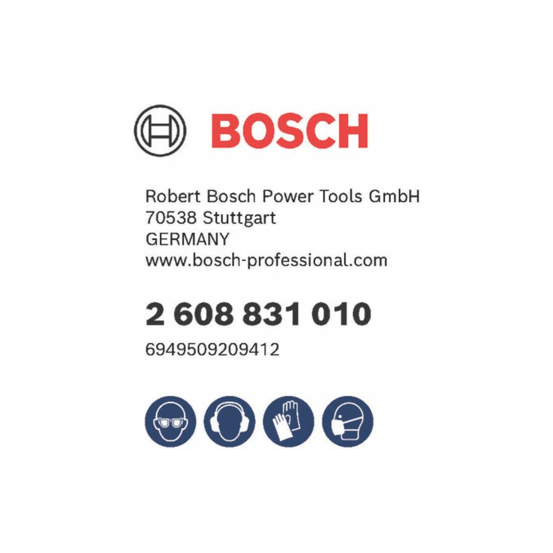 Bosch Foret à percussion plus-3, 6x200x260mm