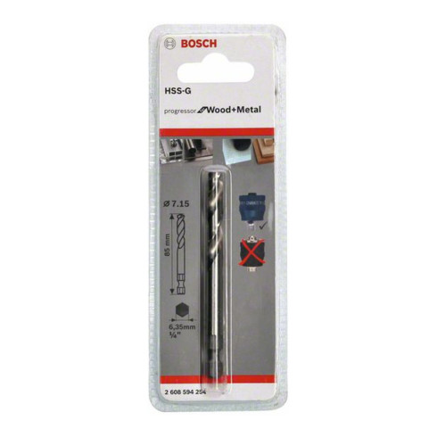 Foret de centrage Bosch Plus HSS-G, 7,15 x 105 mm 7,15 mm