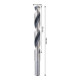 Bosch Foret hélicoïdal HSS métal, 11,5 x 94 x 142 mm, tige CYL réduite