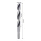 Bosch Foret hélicoïdal HSS métal, 12,5 x 101 x 151 mm, CYL tige réduite