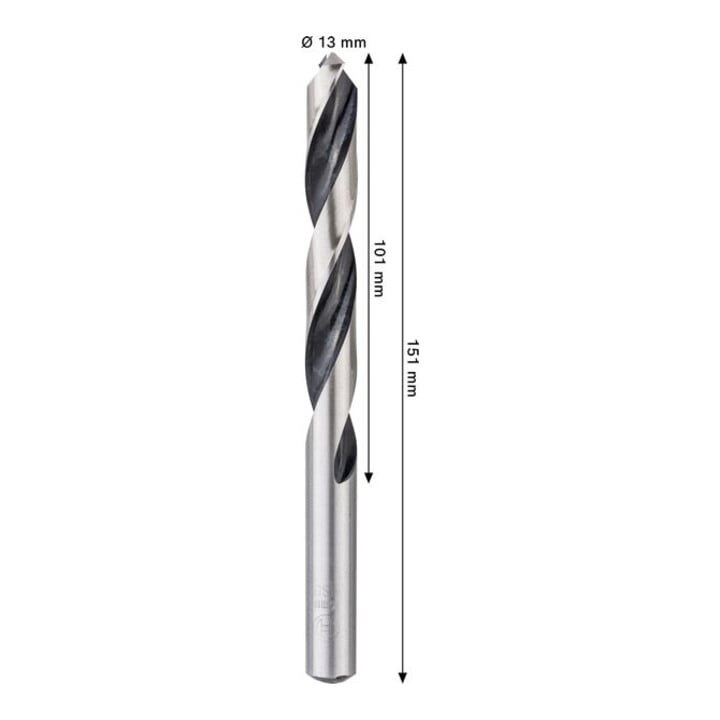 Bosch Foret hélicoïdal HSS métal, 13 x 101 x 151 mm, tige CYL