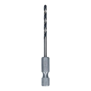 Bosch Foret hélicoïdal HSS métal, 2,5 x 30 x 69 mm, queue HEX 1/4