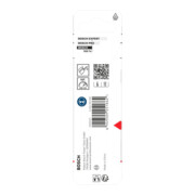 Bosch Foret hélicoïdal HSS métal, 2,5 x 30 x 69 mm, queue HEX 1/4-1