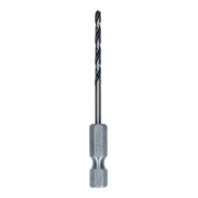 Bosch Foret hélicoïdal HSS métal, 2,5 x 30 x 69 mm, queue HEX 1/4-5