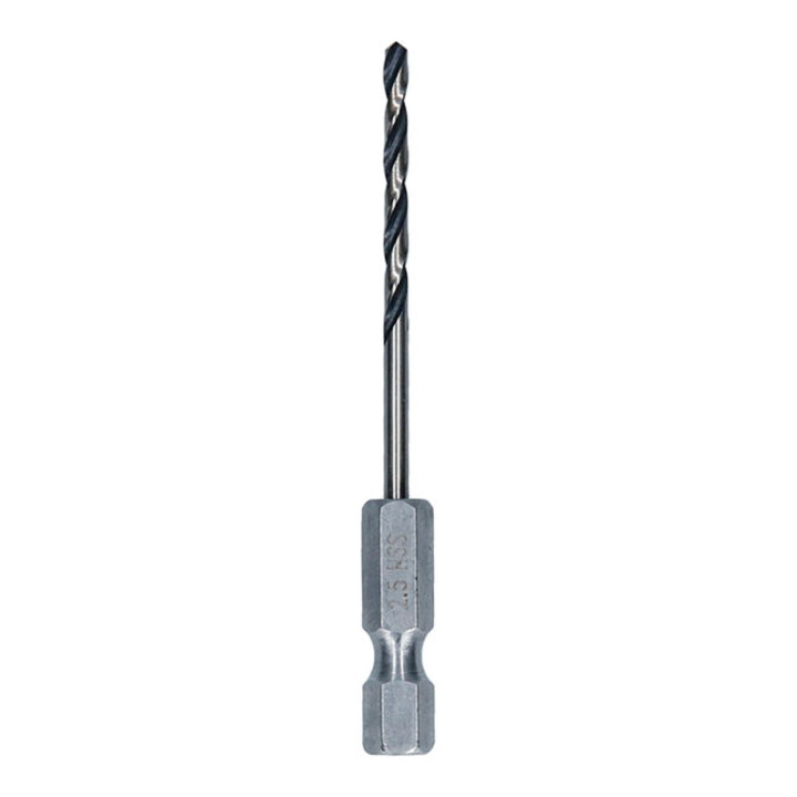 Bosch Foret hélicoïdal HSS métal, 2,5 x 30 x 69 mm, queue HEX 1/4