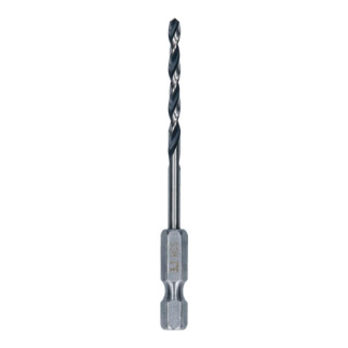 Bosch Foret hélicoïdal HSS métal, 3,2 x 36 x 75 mm, queue HEX 1/4