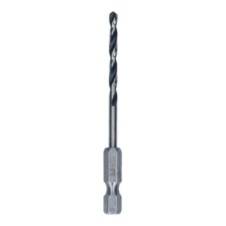 Bosch Foret hélicoïdal HSS métal, 3,3 x 36 x 75 mm, tige HEX 1/4