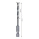 Bosch Foret hélicoïdal HSS métal, 3,3 x 36 x 75 mm, tige HEX 1/4