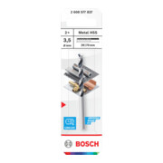 Bosch Foret hélicoïdal HSS métal, 3,5 x 39 x 70 mm, queue CYL, 2 pièces-2