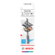 Bosch Foret hélicoïdal HSS métal, 3 x 33 x 72 mm, tige HEX 1/4-2