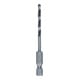 Bosch Foret hélicoïdal HSS métal, 3 x 33 x 72 mm, tige HEX 1/4