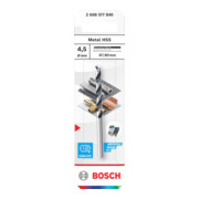 Bosch Foret hélicoïdal HSS métal, 4,5 x 47 x 80 mm, queue CYL-2