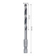 Bosch Foret hélicoïdal HSS métal, 4,5 x 47 x 87 mm, queue HEX 1/4