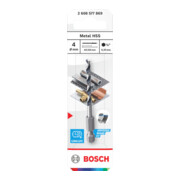 Bosch Foret hélicoïdal HSS métal, 4 x 43 x 83 mm, queue HEX 1/4-2