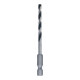 Bosch Foret hélicoïdal HSS métal, 4 x 43 x 83 mm, queue HEX 1/4