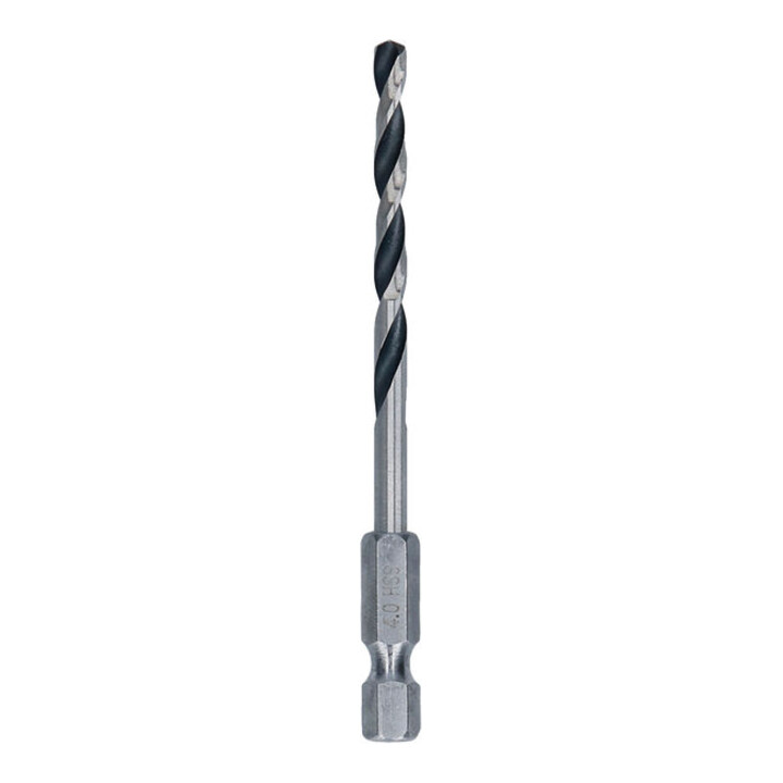 Bosch Foret hélicoïdal HSS métal, 4 x 43 x 83 mm, queue HEX 1/4