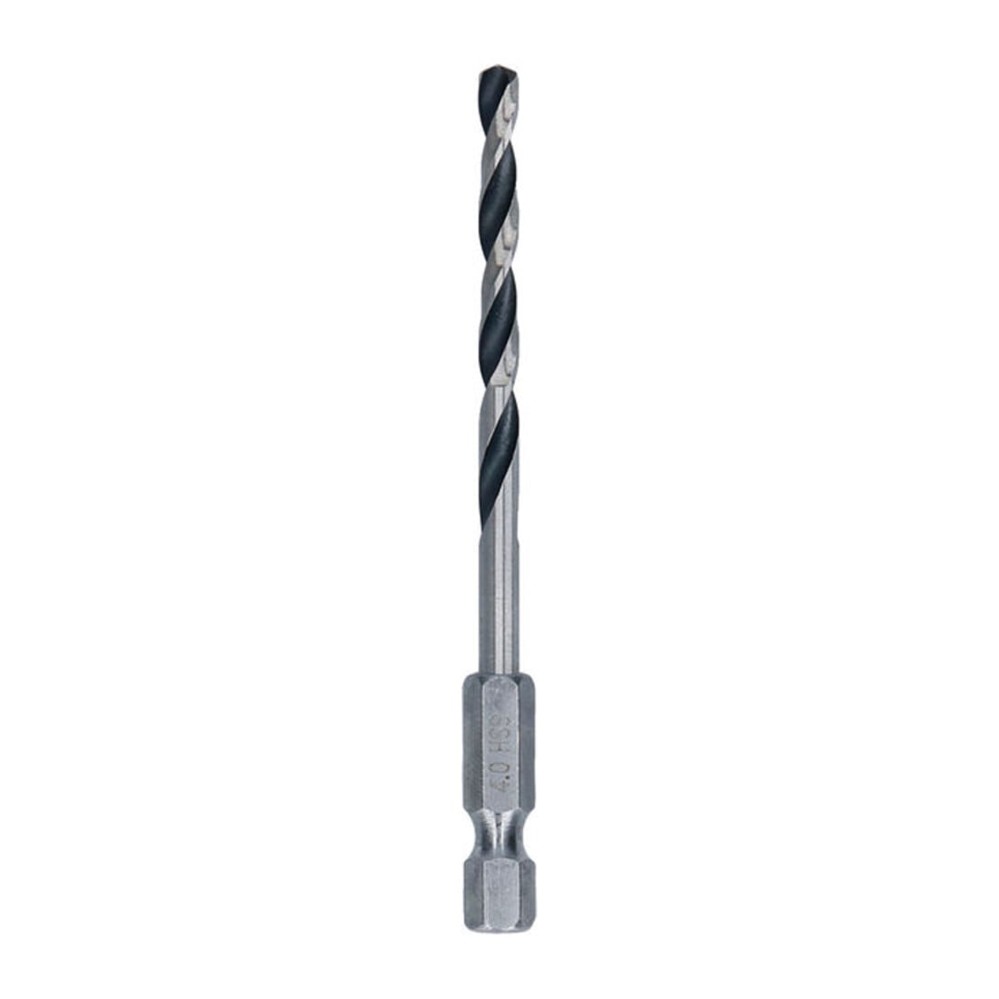 Bosch Foret hélicoïdal HSS métal, 4 x 43 x 83 mm, queue HEX 1/4