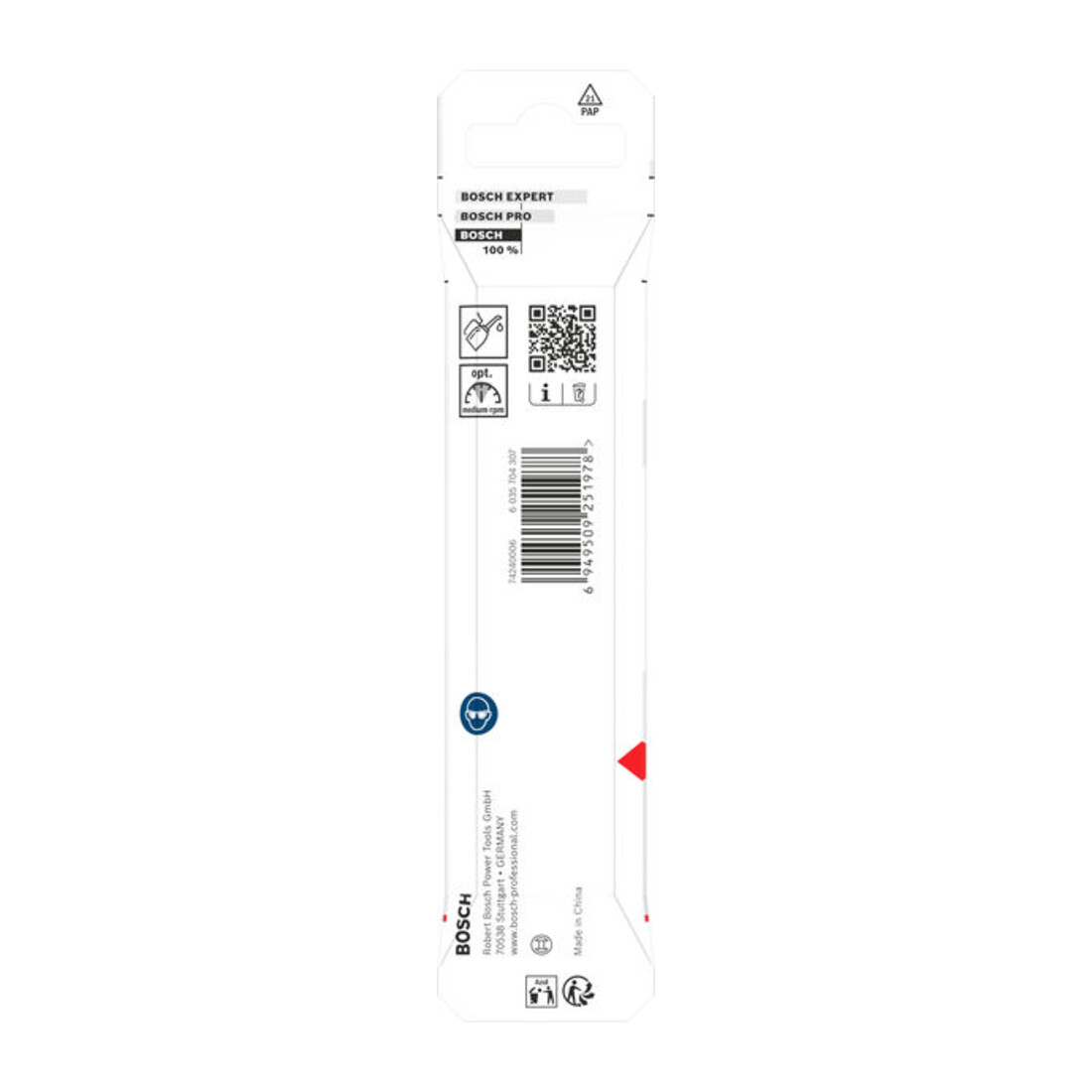 Bosch Foret hélicoïdal HSS métal, 6,5 x 63 x 107 mm, queue HEX 1/4