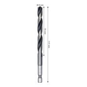 Bosch Foret hélicoïdal HSS métal, 8 x 75 x 117 mm, tige HEX 1/4-4