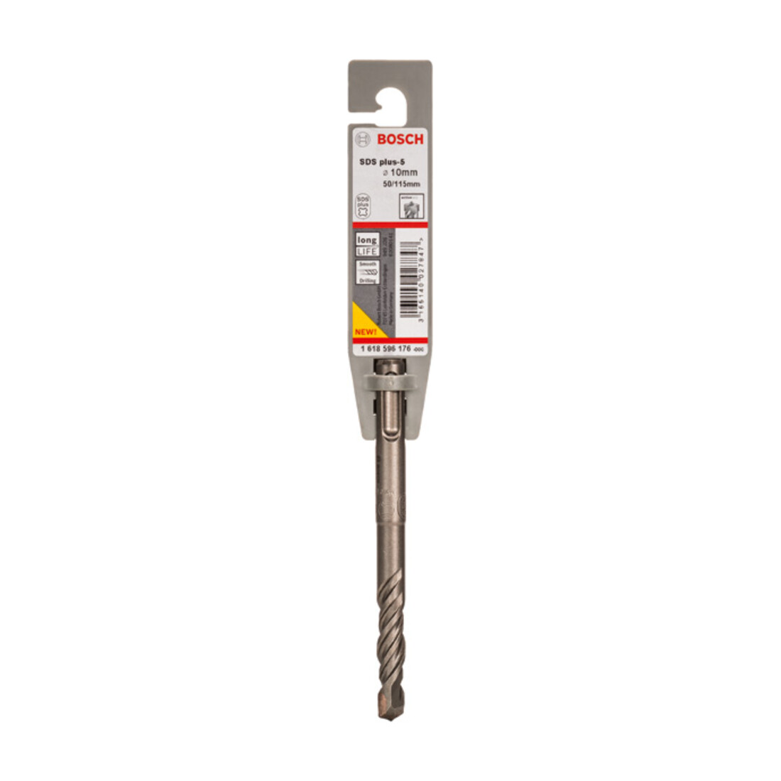 BOSCH Foret marteau en carbure “5” SDS-plus 10X115 mm