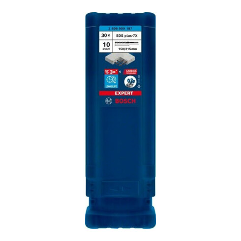 Bosch Forets à percussion EXPERT 10x150x215mm VE de 30 pièces SDS plus-7X