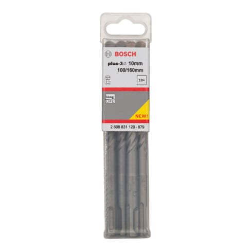Bosch Forets à percussion plus-3, 10x100x160mm, 10 pcs.