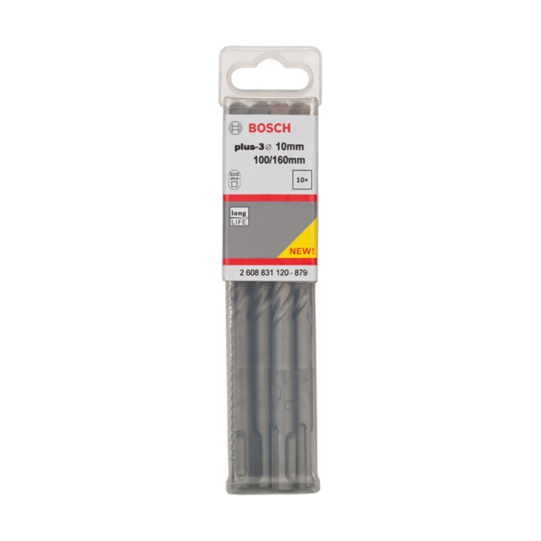 Bosch Forets à percussion plus-3, 10x100x160mm, 10 pcs.