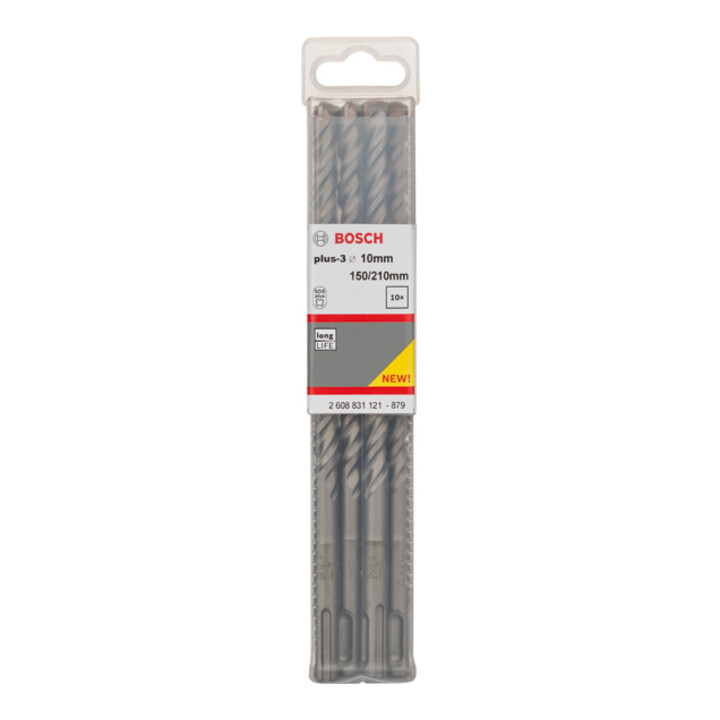 Bosch Forets à percussion plus-3, 10x150x210mm, 10 pcs