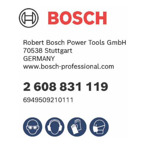 Bosch Forets à percussion plus-3, 10x50x110 mm, 10 pcs