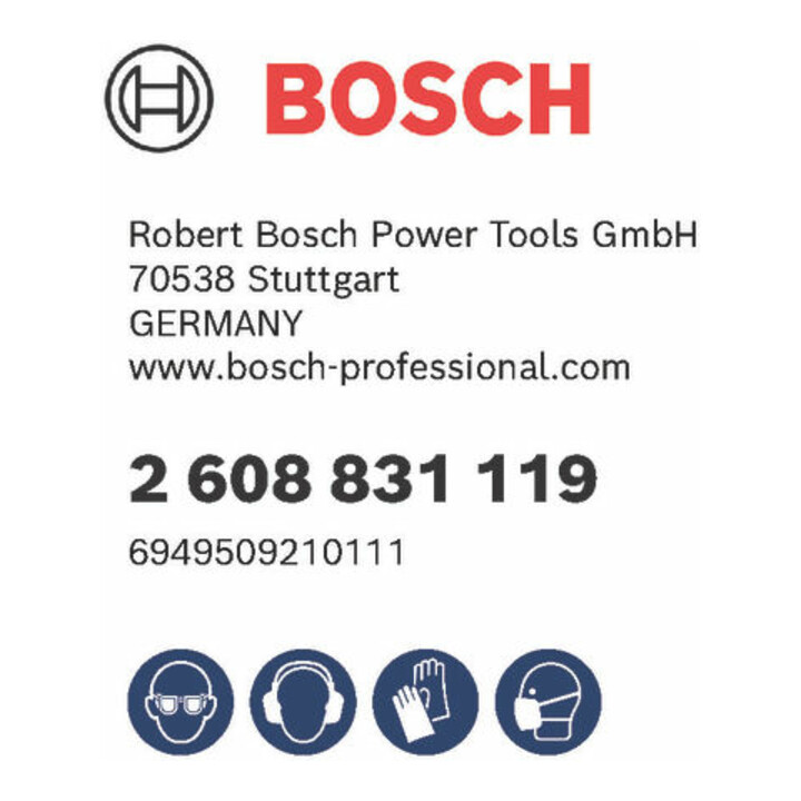 Bosch Forets à percussion plus-3, 10x50x110 mm, 10 pcs