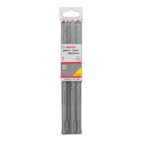 Bosch Forets à percussion plus-3, 12x150x210mm, 10 pcs.