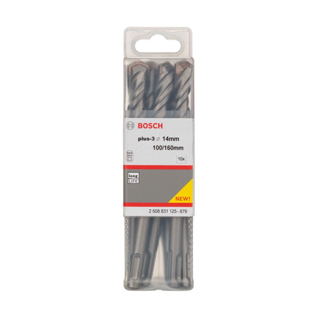 Bosch Forets à percussion plus-3, 14x100x160mm, 10 pcs.
