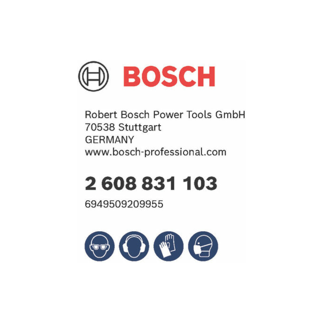 Bosch Forets à percussion plus-3, 5x50x110mm 10 pcs.