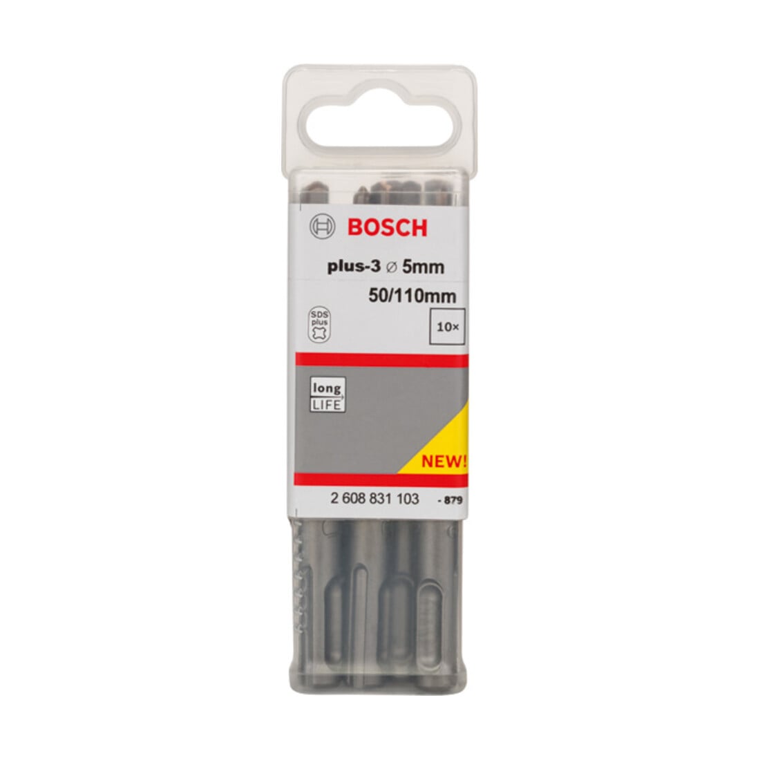 Bosch Forets à percussion plus-3, 5x50x110mm 10 pcs.