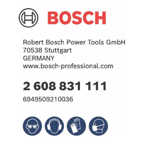 Bosch Forets à percussion plus-3, 6,5x150x210mm 10 pcs.