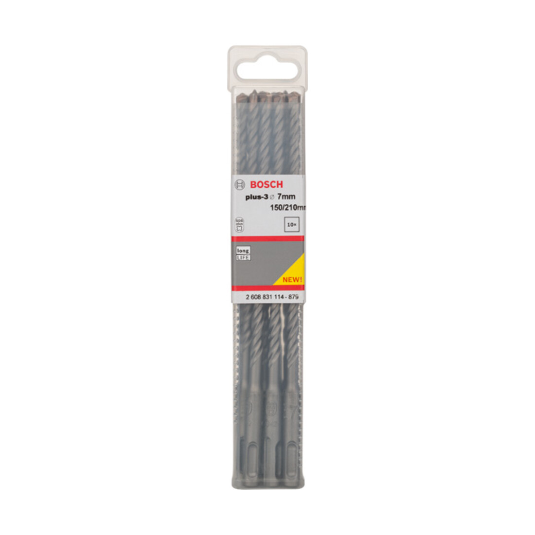Bosch Forets à percussion plus-3, 7x150x210mm 10 pcs