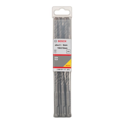 Bosch Forets à percussion plus-3, 8x150x210mm 10 pcs