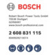 Bosch Forets à percussion plus-3, 8x50x110mm 10 pcs.
