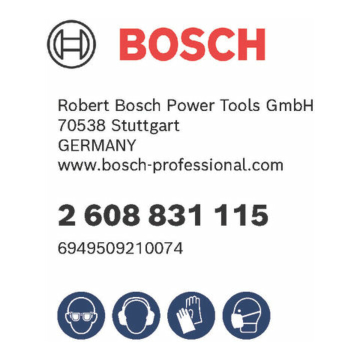 Bosch Forets à percussion plus-3, 8x50x110mm 10 pcs.