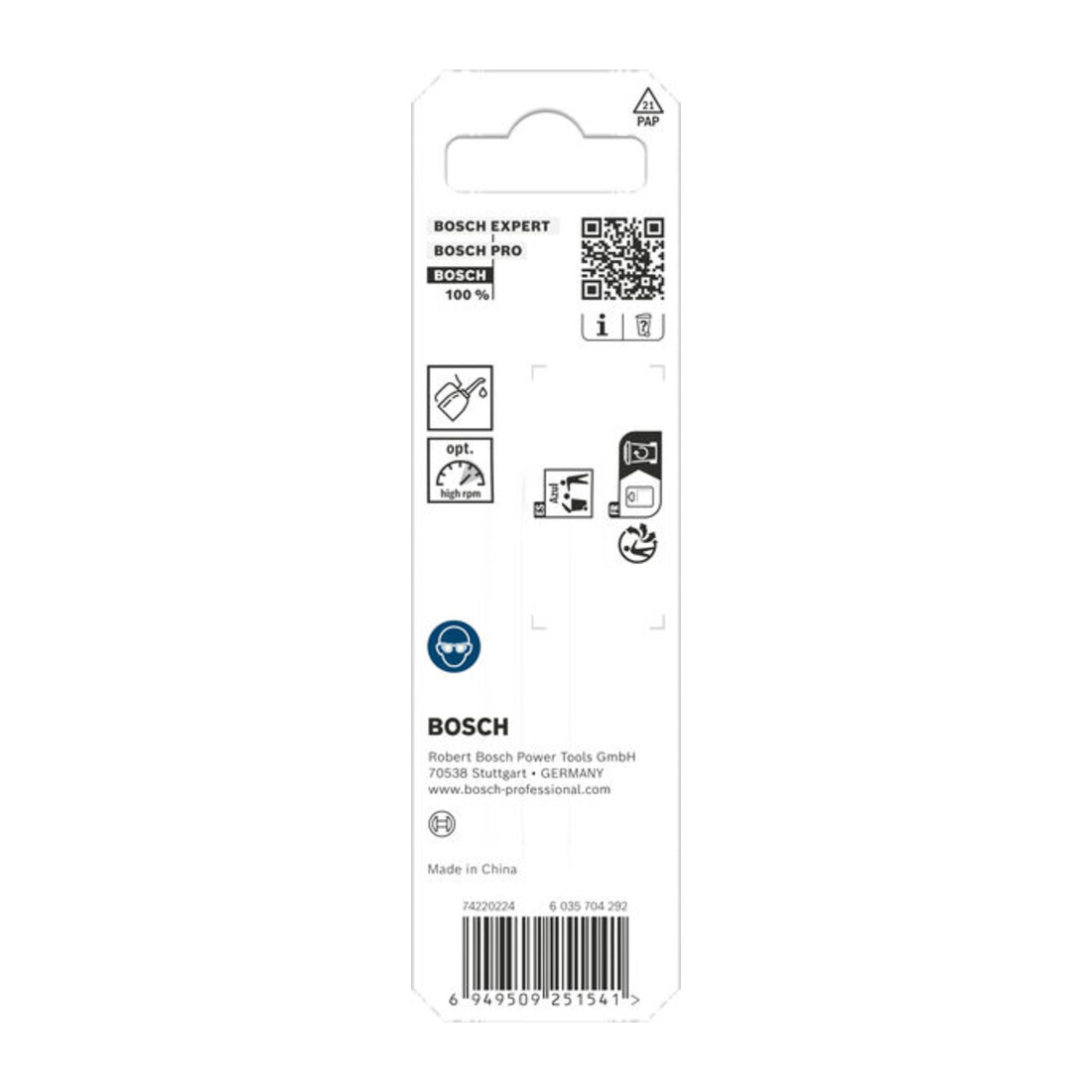 Bosch Forets hélicoïdaux en métal HSS, 2 x 24 x 49 mm, queue CYL, 2 pièces