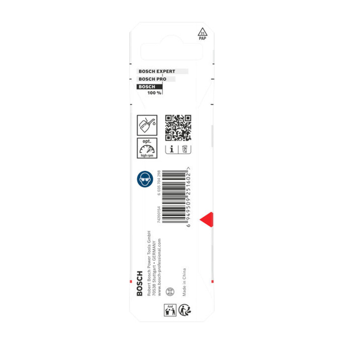 Bosch Forets hélicoïdaux HSS métal, 4 x 43 x 75 mm, queue CYL, 2 pièces