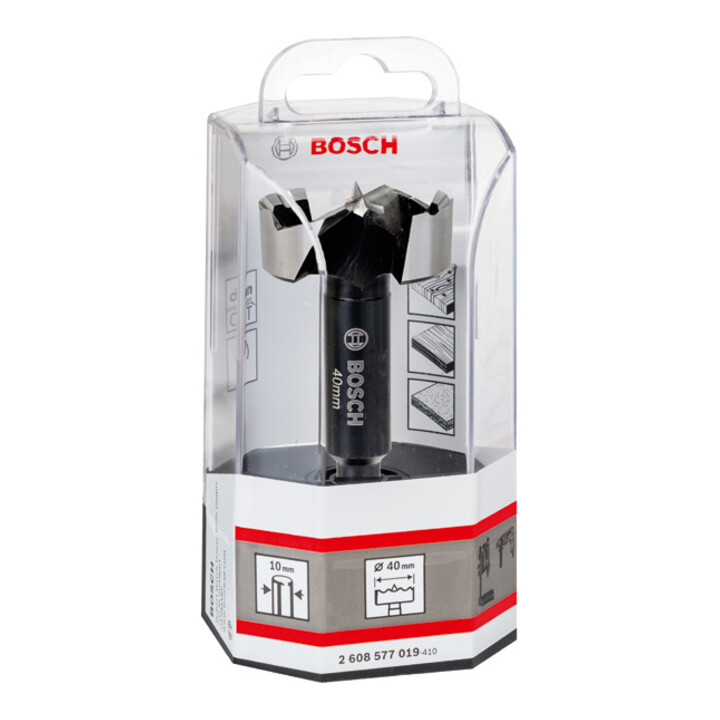 Bosch Forstnerbohrer DIN 7483 G 40 x 90 mm d 10 mm toothed-edge