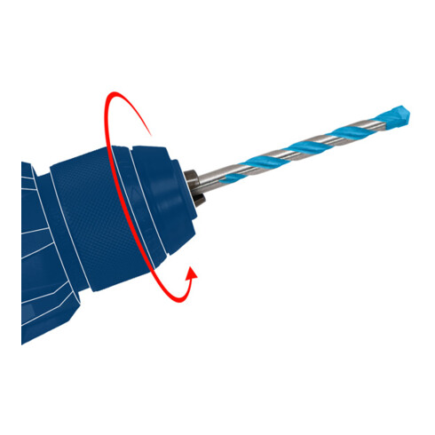Bosch Fräsbohrer HSS 2608597528 6 mm