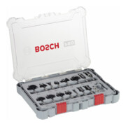 Bosch Fräser-Set 1/4"-Schaft 15-teilig