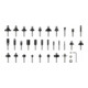 Bosch Fräser-Set 6-mm-Schaft 30-teilig-4