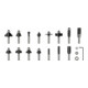 Bosch Fräser-Set 8-mm-Schaft 15-teilig-4