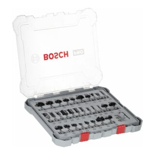 Bosch Fräser-Set, 8-mm-Schaft, 30-teilig