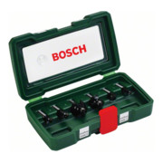 Bosch Fräser-Set-HM, 6-teilig, Durchmesser: 8 mm Schaft