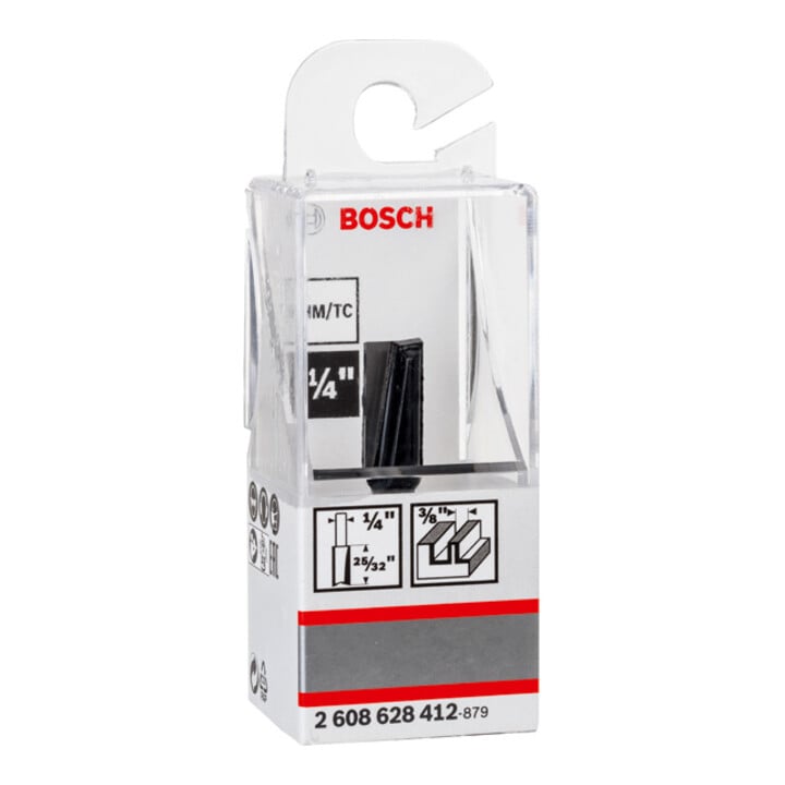 Bosch Fraise à rainurer 1/4", D1 9,5 mm, L 19,5 mm, P 51 mm